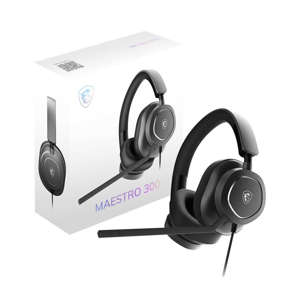 Casque gaming MSI Maestro 300 - USB (OS3-8ZC8001-000)