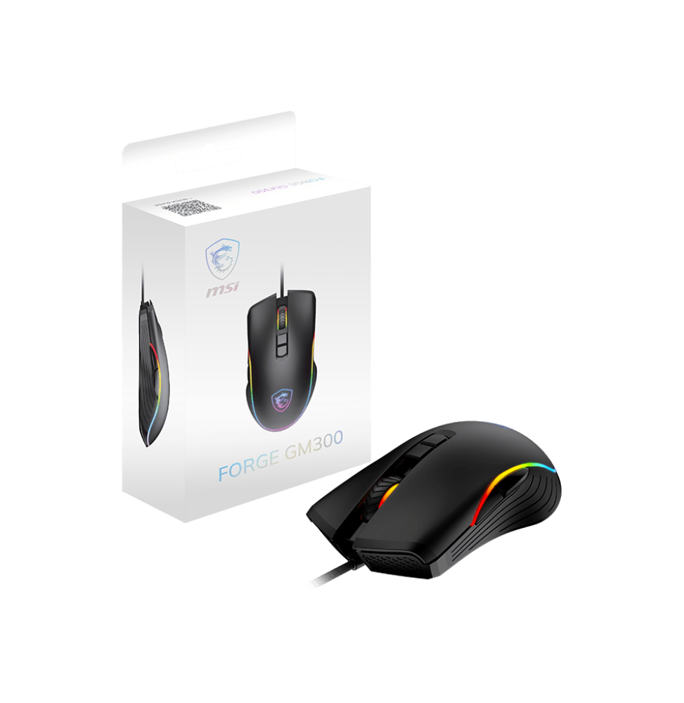Souris gaming filaire MSI FORGE GM300 (S12-0402300-HH9)