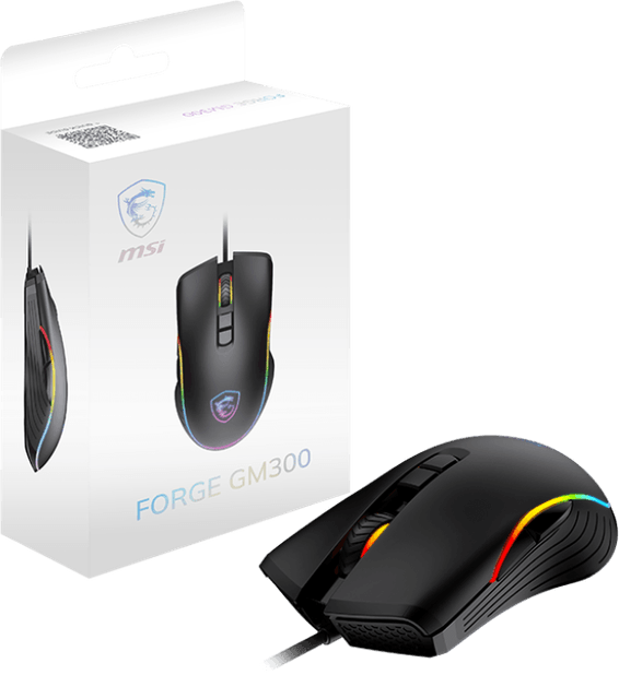 Souris gaming filaire MSI FORGE GM300 (S12-0402300-HH9)