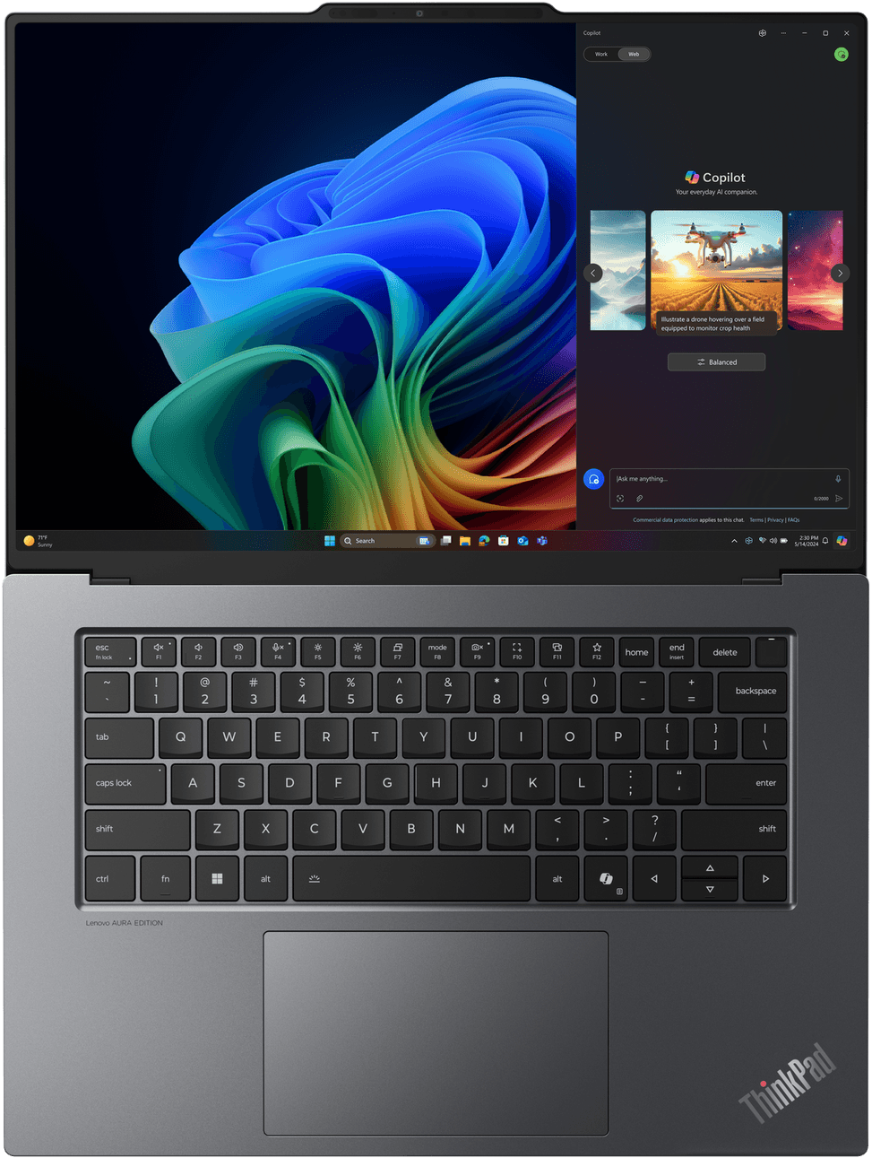 Ordinateur Portable Lenovo ThinkPad X9-15 Gen 1 (21Q60023FE) — image 6