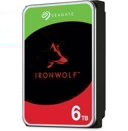 Disque dur interne 3.5" Seagate IronWolf 6 To pour NAS (ST6000VN006)
