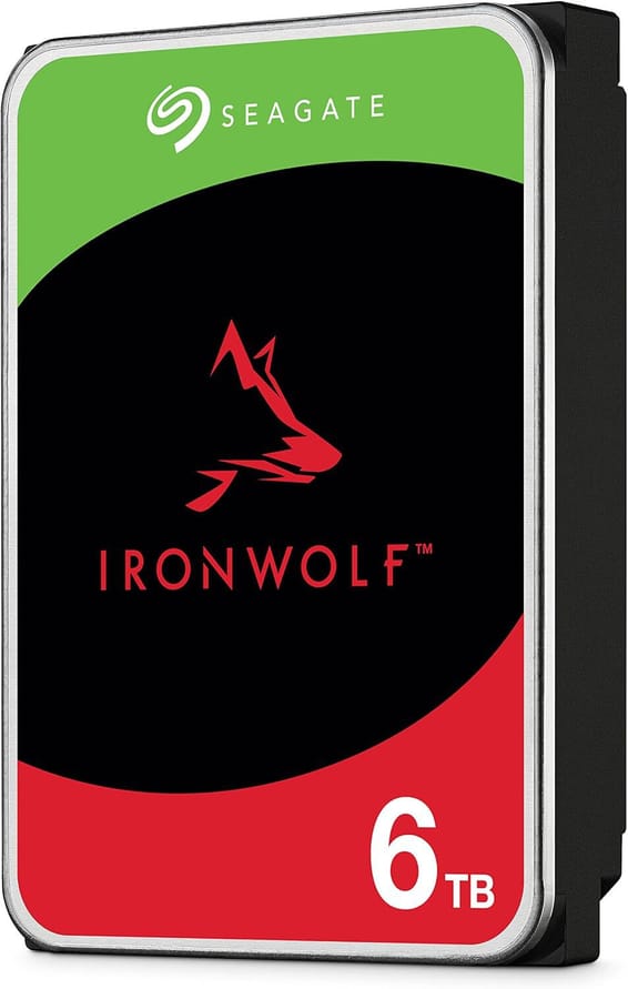 Disque dur interne 3.5" Seagate IronWolf 6 To pour NAS (ST6000VN006)