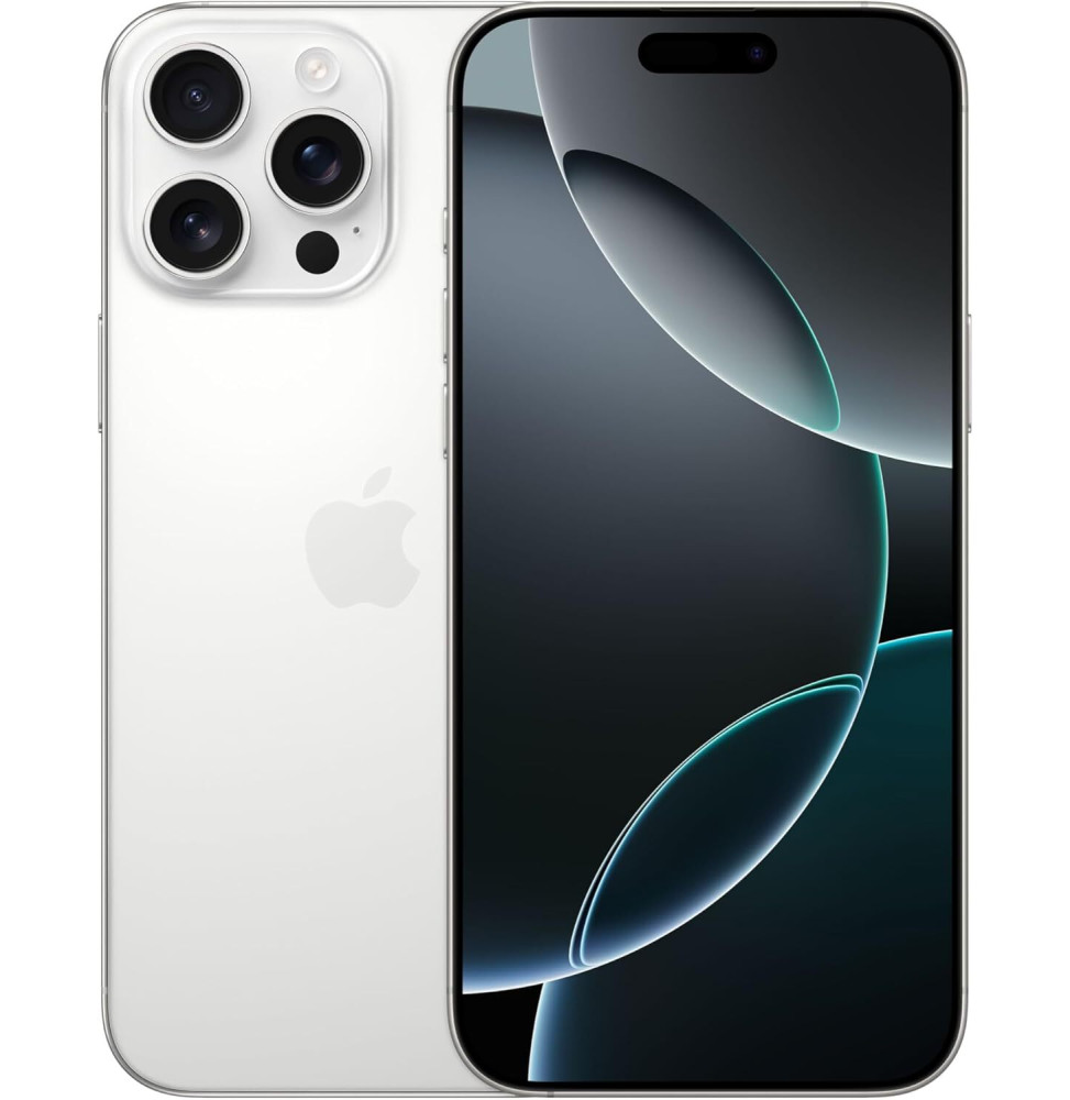 iPhone 16 Pro Max 256 Go | Couleur Titane blanc (MYWW3ZD/A)