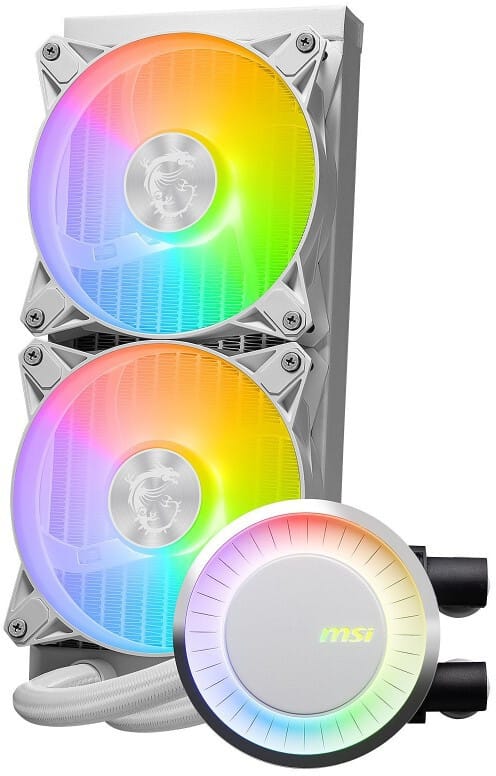 Water cooling MSI MAG CORELIQUID E240 Blanc (306-7ZW5E27-C24) — image 3