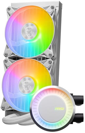 Water cooling MSI MAG CORELIQUID E240 Blanc (306-7ZW5E27-C24) — image 3