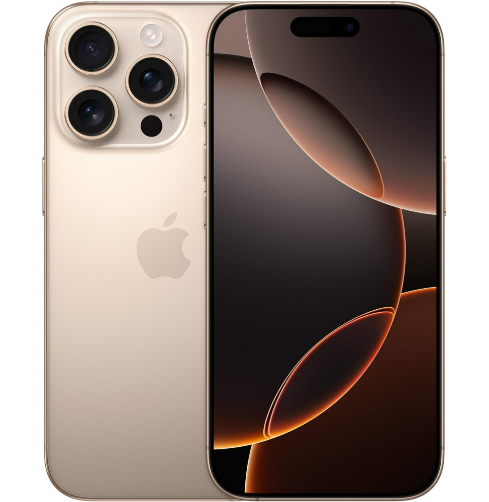 iPhone 16 Pro 128 Go | Couleur Titane sable (MYNF3ZD/A)