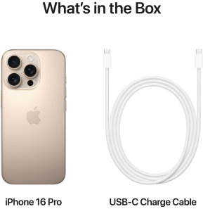 iPhone 16 Pro 256 Go | Couleur Titane sable (MYNK3ZD/A)
