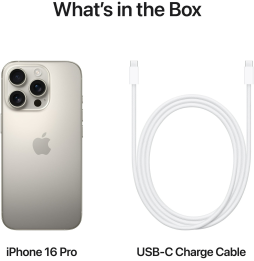 iPhone 16 Pro 128 Go | Couleur Titane naturel (MYNG3ZD/A)