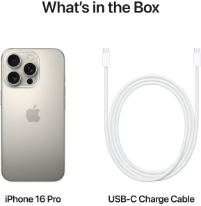 iPhone 16 Pro 128 Go | Couleur Titane naturel (MYNG3ZD/A)