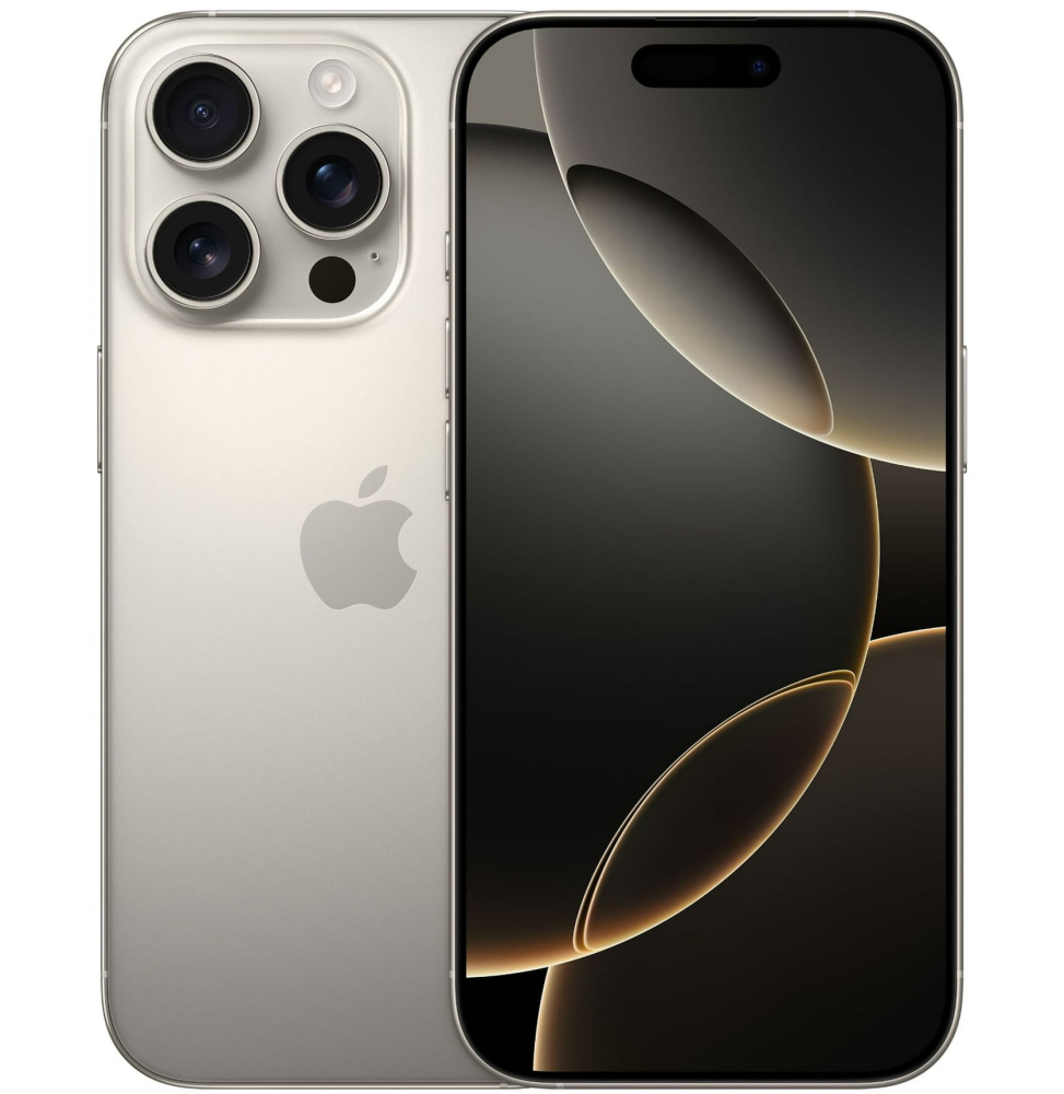 iPhone 16 Pro 128 Go | Couleur Titane naturel (MYNG3ZD/A)
