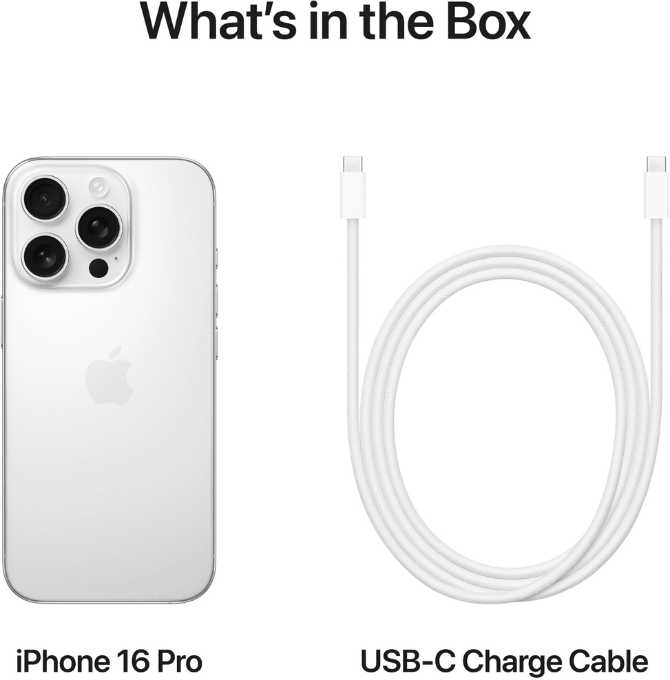 iPhone 16 Pro 128 Go | Couleur Titane blanc (MYNE3ZD/A) — image 6