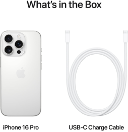 iPhone 16 Pro 256 Go | Couleur Titane blanc (MYNJ3ZD/A)