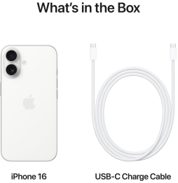 iPhone 16 Plus 256 Go | Couleur blanc (MXWV3ZD/A)