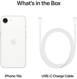 iPhone 16e 128 Go | Couleur blanc (MD1R4)