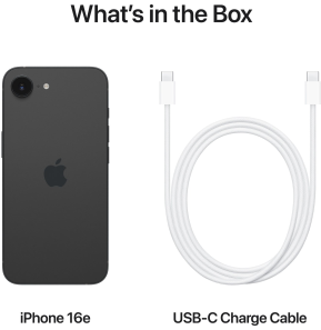 iPhone 16e 256 Go | Couleur noir (MD1T4)
