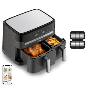 Tefal Air fryer Dual Easy Fry & Grill Air fryer 8.3 L / 2.2kg Gris Charbon