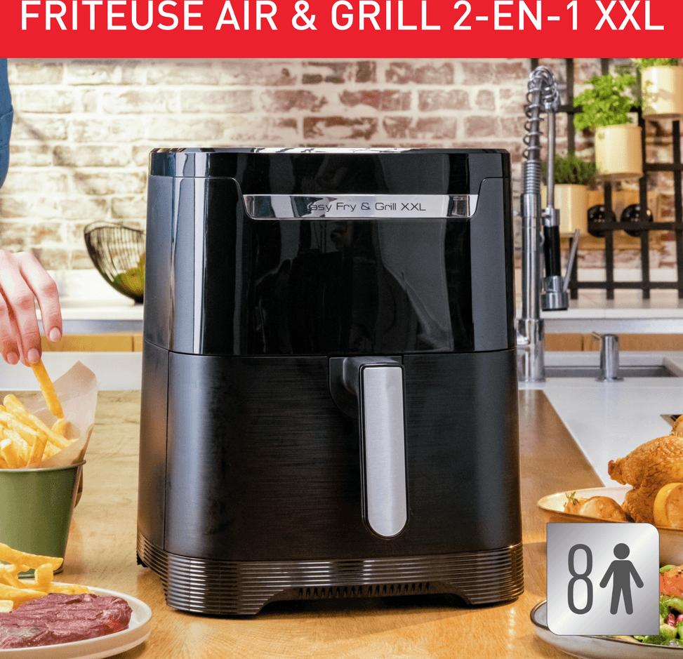 Airfryer Tefal Easy Fry & Grill XXL Black — image 7