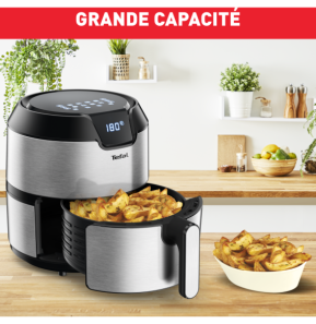 Airfryer Tefal Easy Fry Deluxe, Friteuse à air, 8 programmes