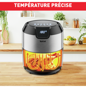 Airfryer Tefal Easy Fry Deluxe, Friteuse à air, 8 programmes