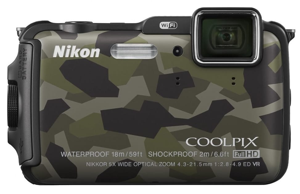 Appareil photo Nikon Coolpix AW120 - Étanche 16.1MP /5X, Wi-Fi, GPS — image 1
