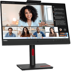 Écran 23,8" Full HD Lenovo ThinkVision T24mv-30 avec Webcam (63D7UAT3EU) — image 2
