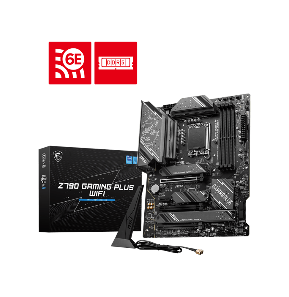 Carte Mère MSI Z790 GAMING PLUS WIFI (911-7E06-075)