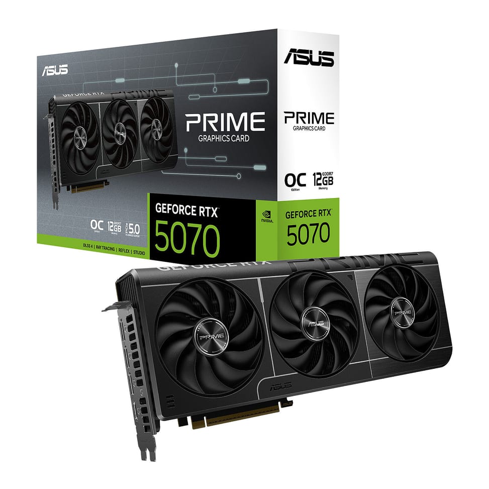 ASUS PRIME GeForce RTX 5070 12GB GDDR7 OC Edition (EXCLUSIVITE WEB) — image 1