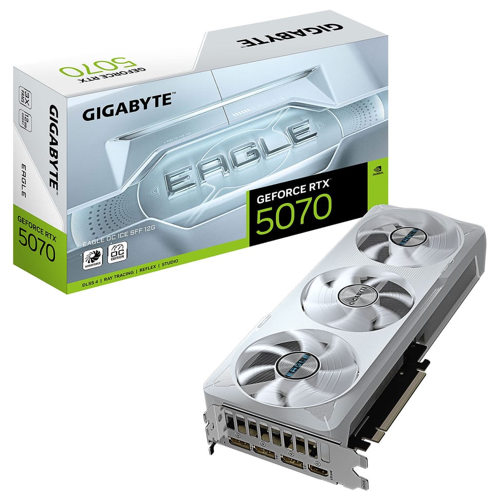Gigabyte GeForce RTX 5070 EAGLE OC ICE SFF 12G — image 1