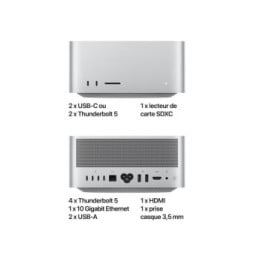 Apple Mac Studio M4 Max 36Go/512Go (MU963FN/A)