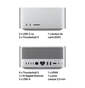 Apple Mac Studio M4 Max 36Go/512Go (MU963FN/A)