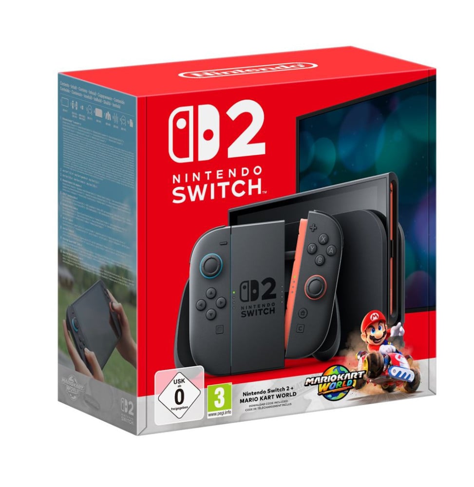 Pack Console Nintendo Switch 2 + le jeu Mario Kart World sur Nintendo Switch 2