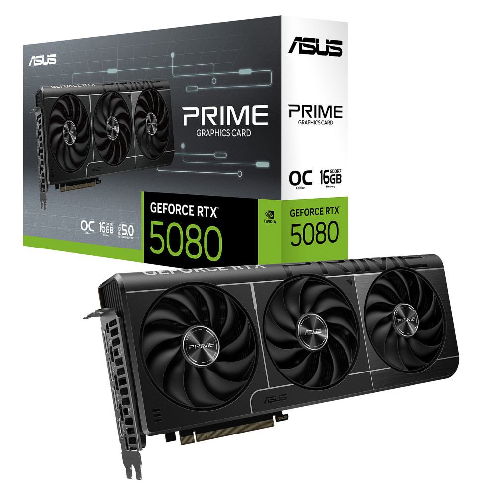 ASUS PRIME GeForce RTX 5080 16GB GDDR7 OC Edition prix Maroc
