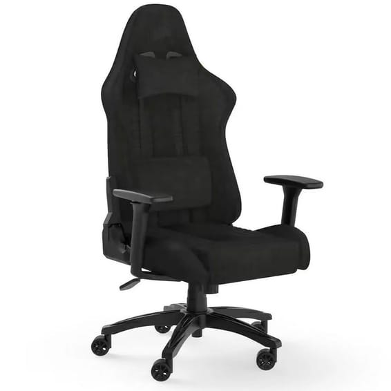 Chaise Gaming Corsair TC100 Relaxed Fabric (Noir)