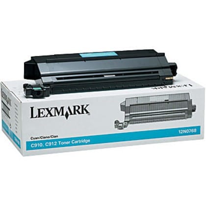 Cartouche toner Lexmark (14K) C91x, X912e cyan (12N0768)