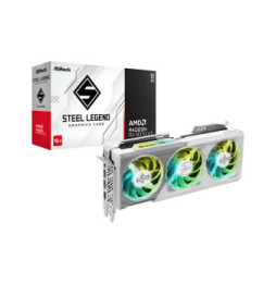 Carte graphique ASRock AMD Radeon RX 9070 XT Steel Legend 16GB