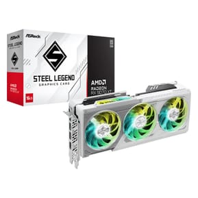 Carte graphique ASRock AMD Radeon RX 9070 XT Steel Legend 16GB