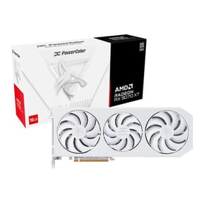 Carte graphique PowerColor Hellhound Spectral White AMD Radeon RX 9070 XT 16GB OC