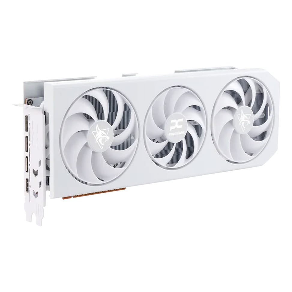 Carte graphique PowerColor Hellhound Spectral White AMD Radeon RX 9070 XT 16GB OC — image 2