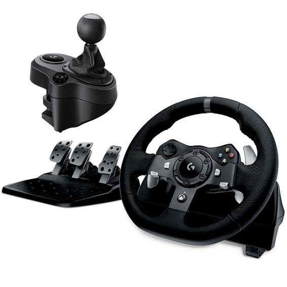 Volant PC Logitech G G920 Driving Force Racing Wheel + Boîte vitesses