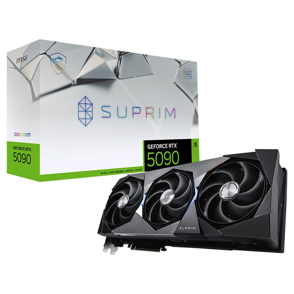 Carte graphique MSI GeForce RTX 5090 32G SUPRIM SOC — image 1