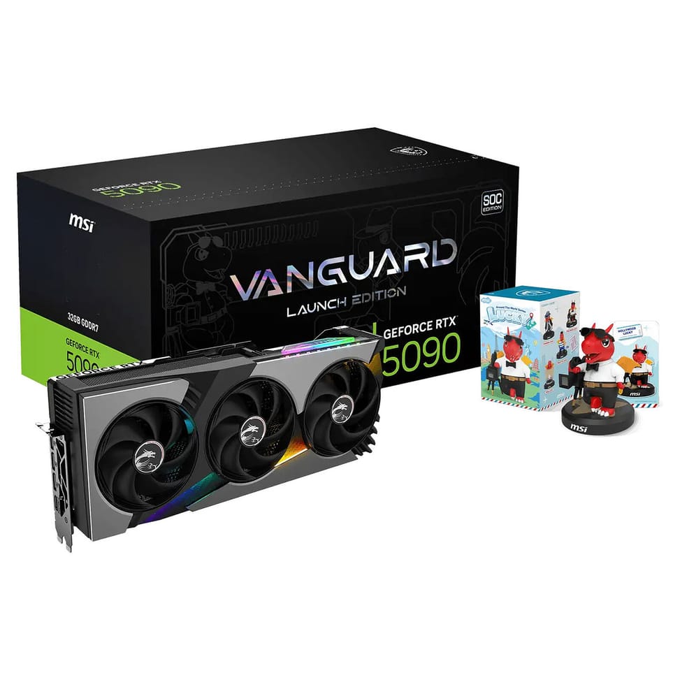 Carte graphique MSI GeForce RTX 5090 32G VANGUARD SOC LAUNCH EDITION — image 1