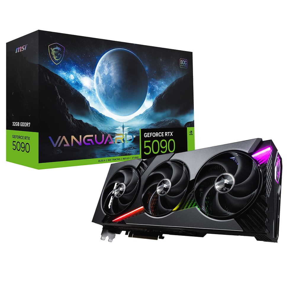 Carte graphique MSI GeForce RTX 5090 32G VANGUARD SOC — image 1