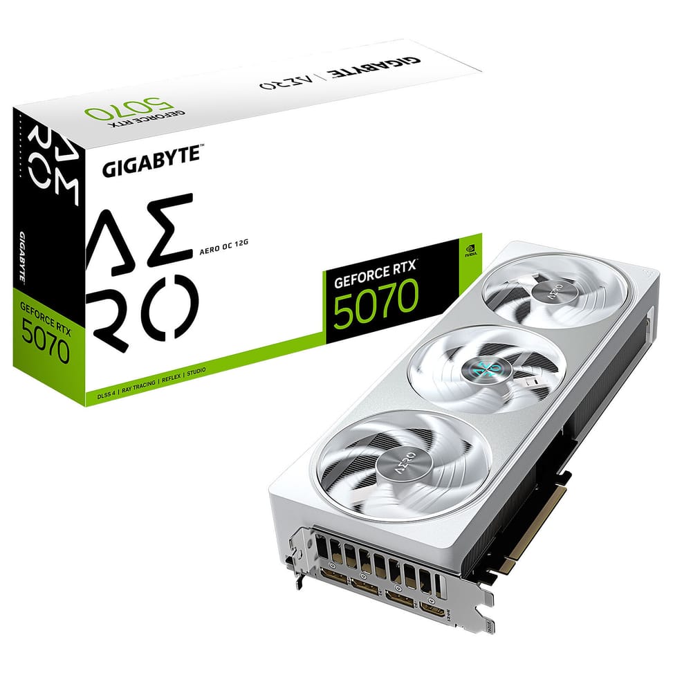 Carte graphique Gigabyte GeForce RTX 5070 AERO OC 12G — image 1