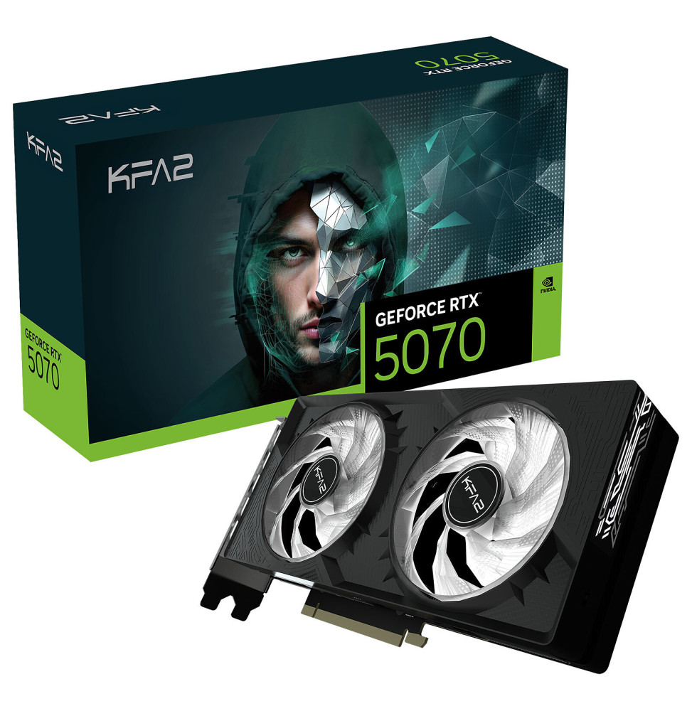 Carte graphique KFA2 GeForce RTX 5070 1-Click OC