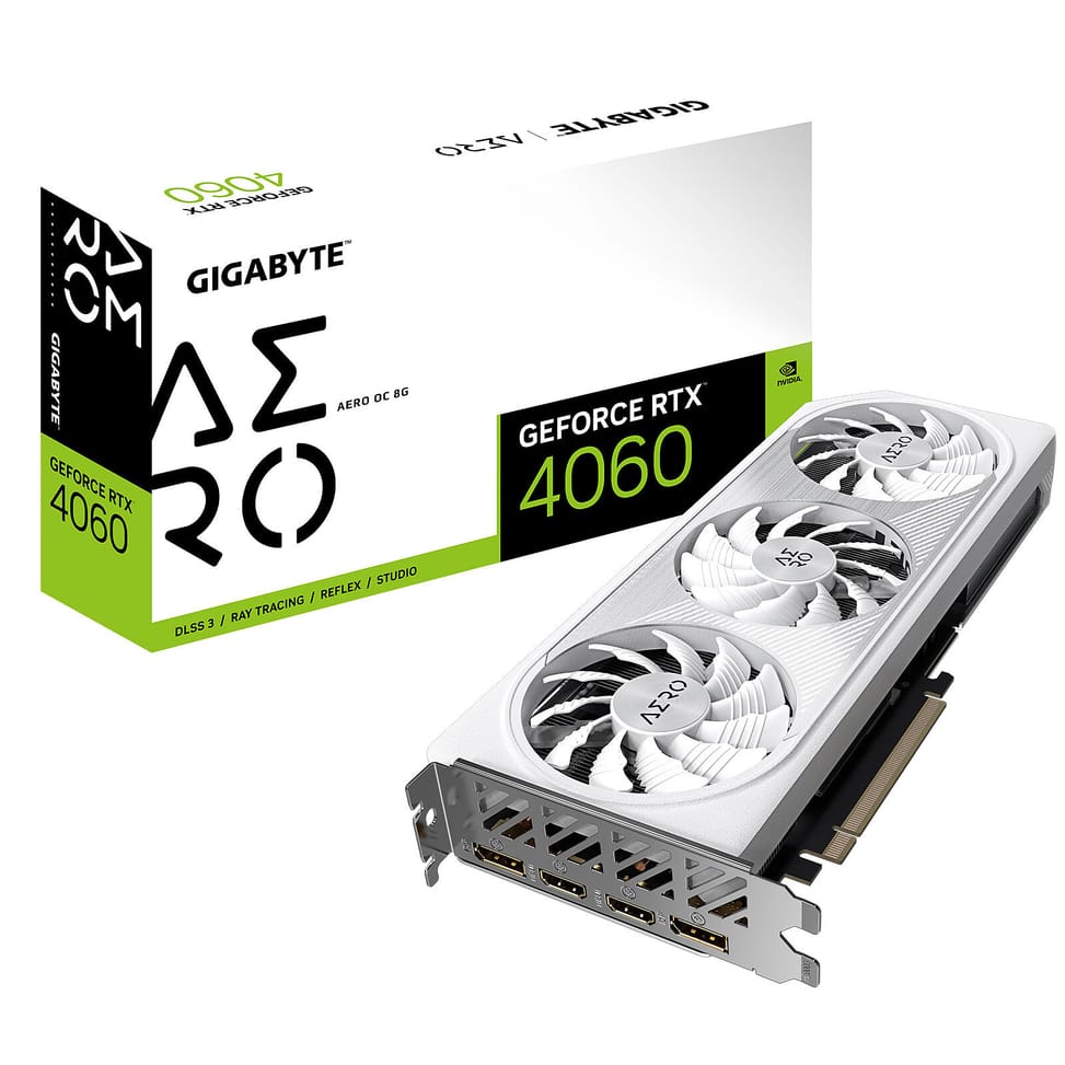 Carte graphique Gigabyte GeForce RTX 4060 AERO OC 8G — image 1