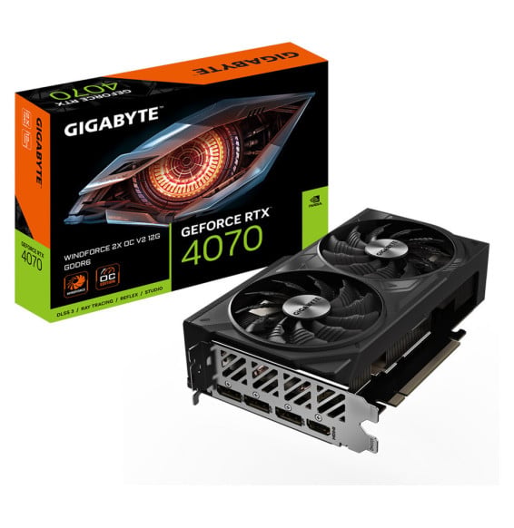Carte graphique Gigabyte GeForce RTX 4070 WINDFORCE 2X OC 12G V2