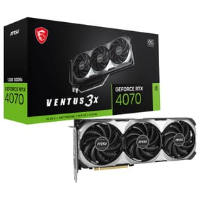 Carte graphique MSI GeForce RTX 4070 VENTUS 3X E1 12G OC
