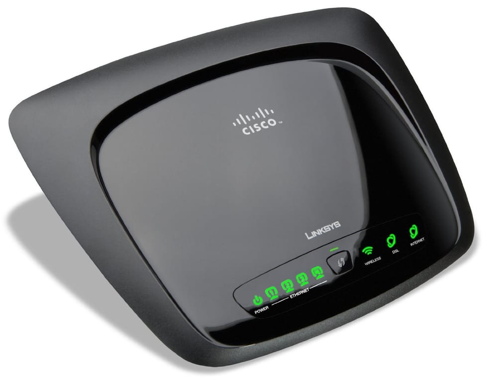 Linksys Modem routeur ADSL2+ sans fil N (WAG120N-EE)