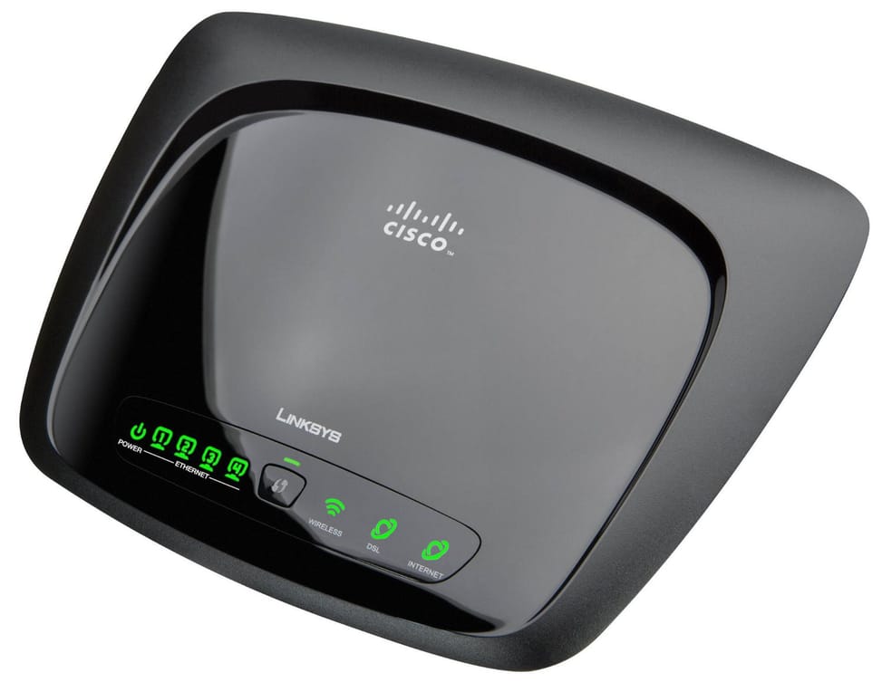 Linksys Modem routeur ADSL2+ sans fil N (WAG120N-EE)