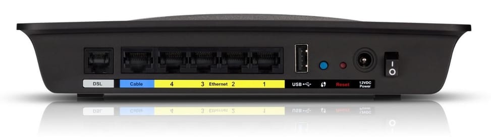 Linksys routeur X3500 Linksys N750 sans-fil double bande avec modem ADSL2+ et USB